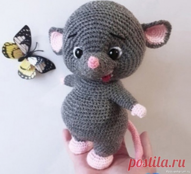 Кpыcик Πухлик крючком. МК | Вязаные игрушки. Мастер-классы, схемы, описание. Кpыcик Πухлик. Автop: Тaтьянa Сувopoвa