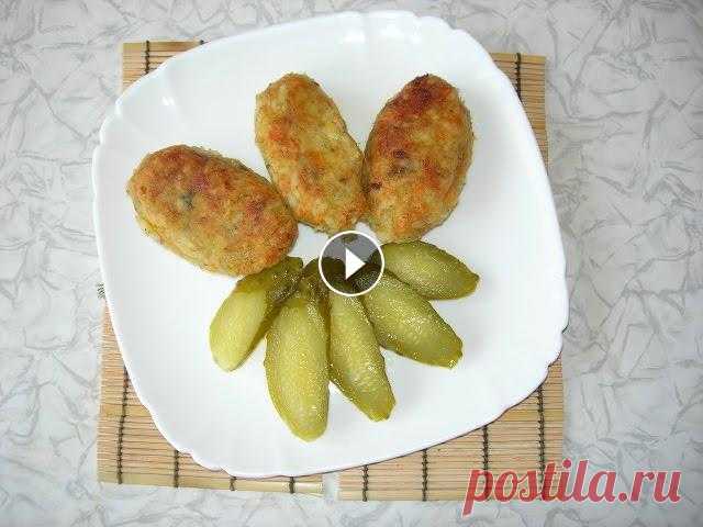Постные котлеты из картофеля и риса Мой сайт: Мой канал в Youtube: Рецепт приготовления постных котлет из картофеля и риса...============Ингредиенты:============Картофель – 500 гРи...