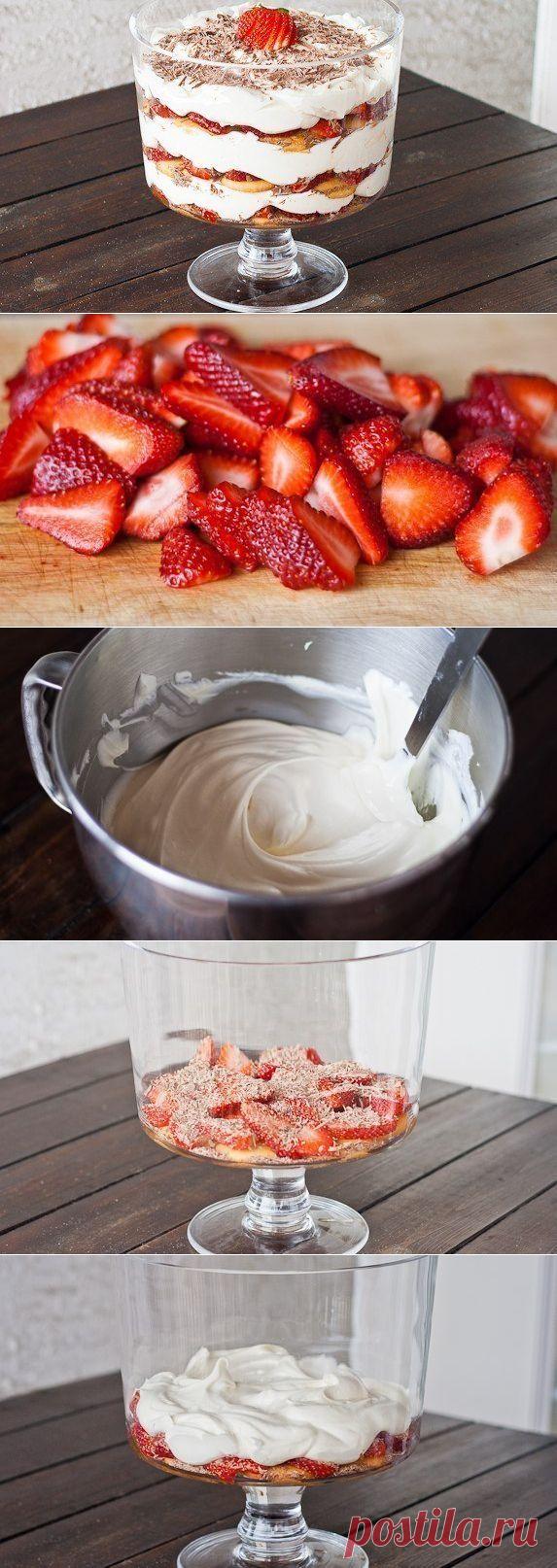 Клубничный тирамису – трайфл
