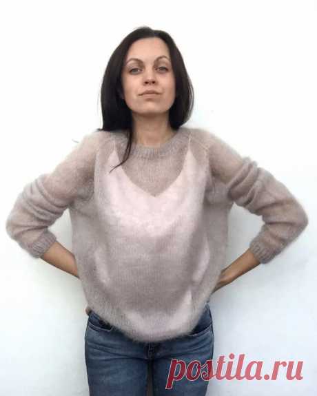 Описание тончайшего пуловера (Вязание спицами) – Журнал Вдохновение Рукодельницы