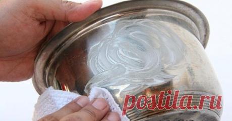 Лучшее чистящее средство для кухни. Сковородки и кастрюли как новые! Все хозяйки знают, как трудно порой отчистить до блеска кухонную утварь, удалив...