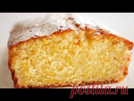 Кекс лимонный. Ароматный, влажный, вкусный.