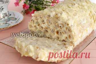 Торт «Полено» из слоёного теста со сгущёнкой рецепт с фото, как приготовить на Webspoon.ru