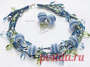 Многорядные бусы на вощеных шнурах: как сделать аккуратный узел? - Ярмарка Мастеров - ручная работа, handmade