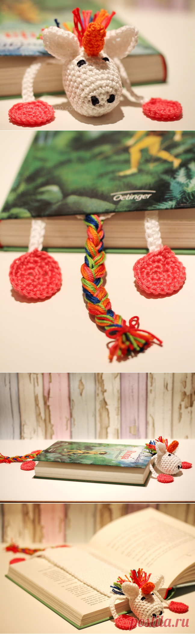 DIY EINHORN LESEZEICHEN – benbino
