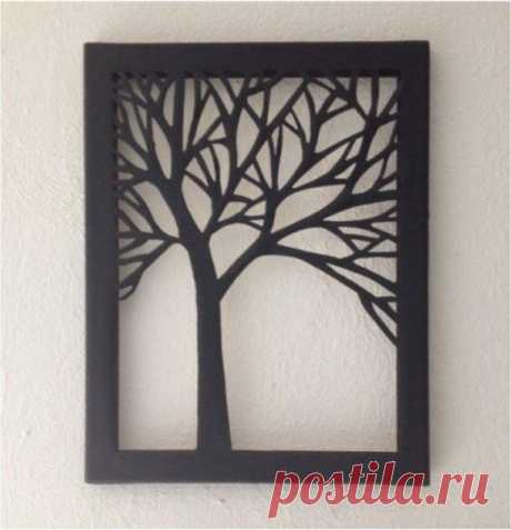 Простое и стильное панно для декора комнаты