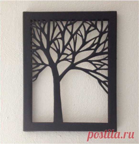 Простое и стильное панно для декора комнаты