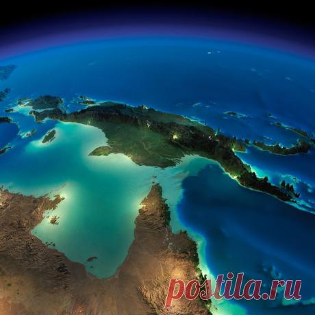Земля ночью: потрясающие фото из космоса