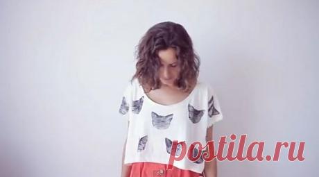 Принт кошачьи головы (DiY) / Рисунки и надписи / Модный сайт о стильной переделке одежды и интерьера