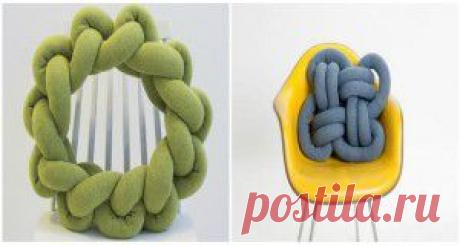 Оригинальная подушка-узел: мастер-класс и идеи | Ladiesvenue