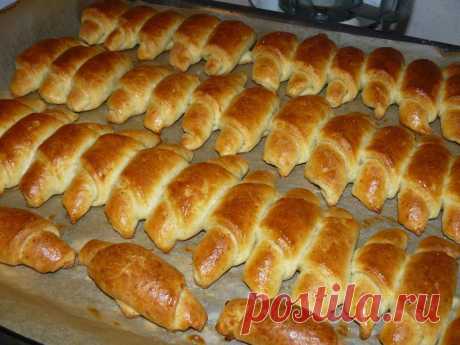 РОГАЛИКИ ИЗ ТВОРОЖНОГО ТЕСТА.