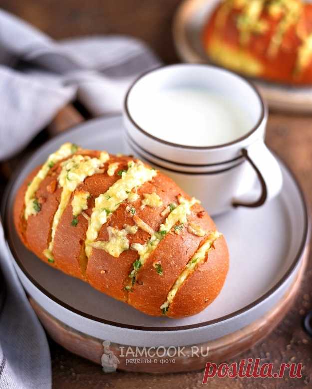 Запеченные булочки с сыром и зеленью