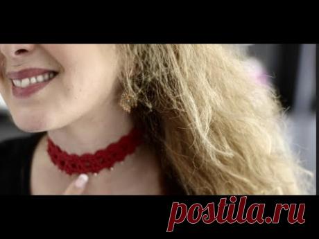 Beaded Crochet Boho Choker