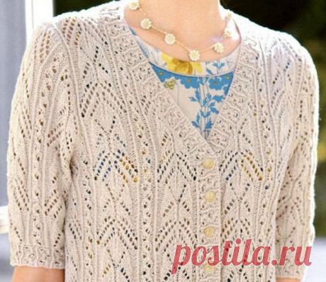 Спицы.Жакет.