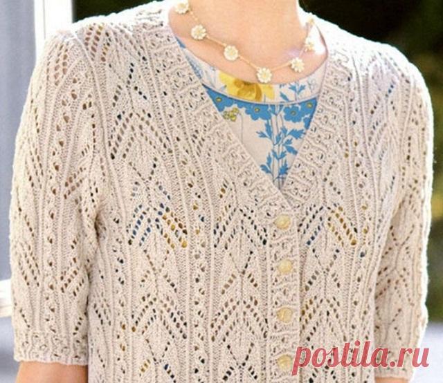 Спицы.Жакет.