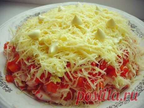 Слоеный салат &quot;Песцовая шубка&quot; - Вкуснотища необыкновенная!