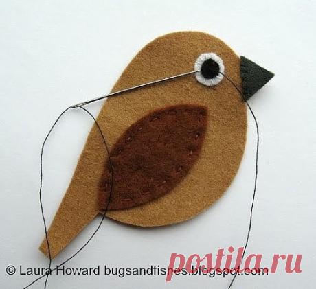Птички из фетра: мастер-класс