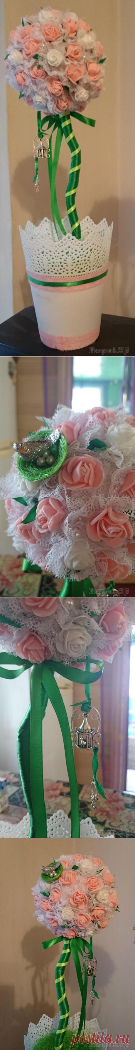 Деревце - &quot;Рафаэлло&quot; ( хоть и без конфет)))))))