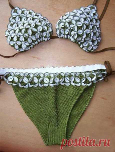Купальники крючком. Схемы и описание. | Галина Knitting | Яндекс Дзен