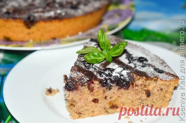 Манник без яиц с шоколадной корочкой