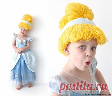 Маскарадные парики из пряжи от Dana Willard. Мастер-классы.