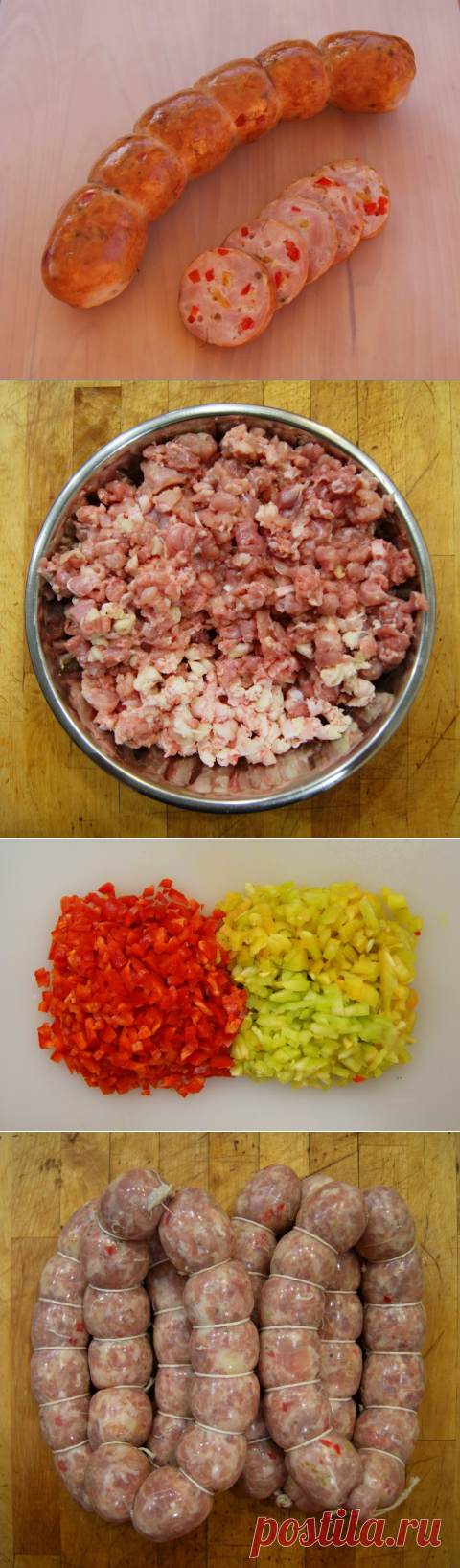 домашняя куриная колбаса "Пеструшка" пошаговый рецепт