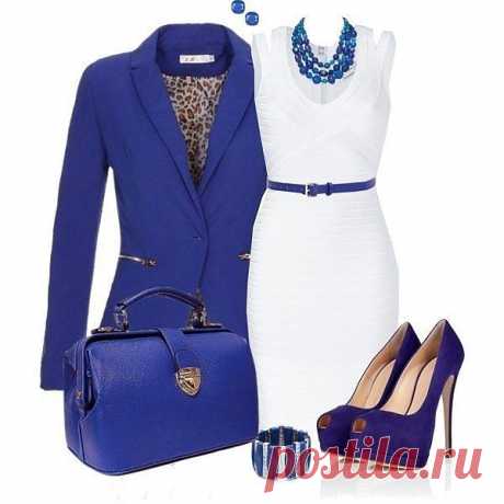 Синий с Белым