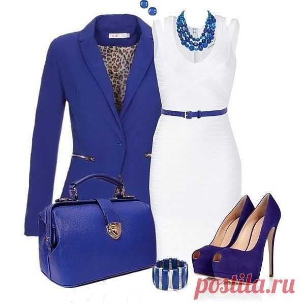 Синий с Белым