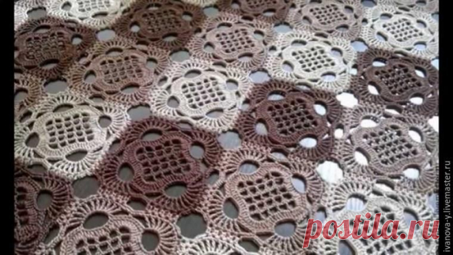 Вяжем одеяло для новорожденного "Сладкий сон"