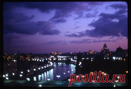 Kremlin and Moscow River at Dusk, Moscow, 1969 | Flickr - Photo Sharing!