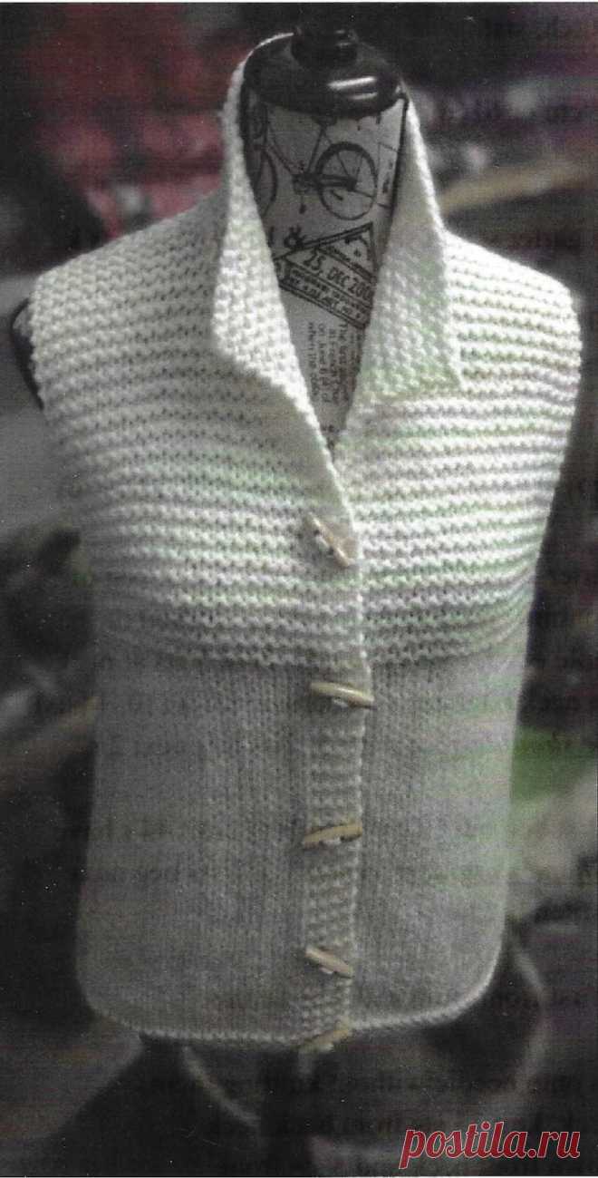 Women's Easy Sleeveless Vest Knitting Pattern 14 Ply - Etsy Turkey