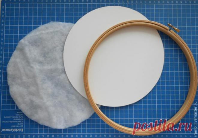 Мастер-класс : Как легко оформить работу в стиле «Hoop Art» | Журнал Ярмарки Мастеров
