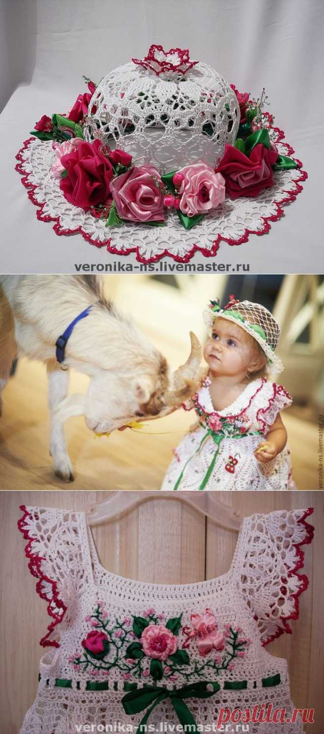 Детские платья и шляпка от Вероники/ярмарка мастеров.