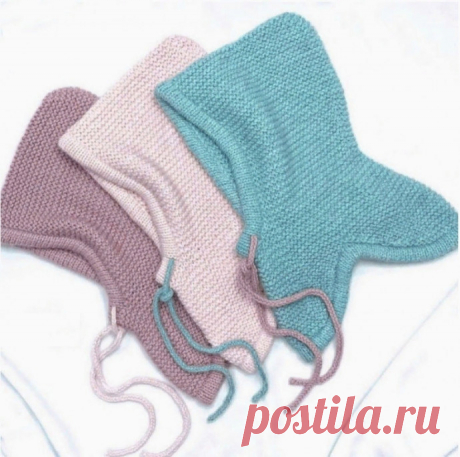 Капор спицами