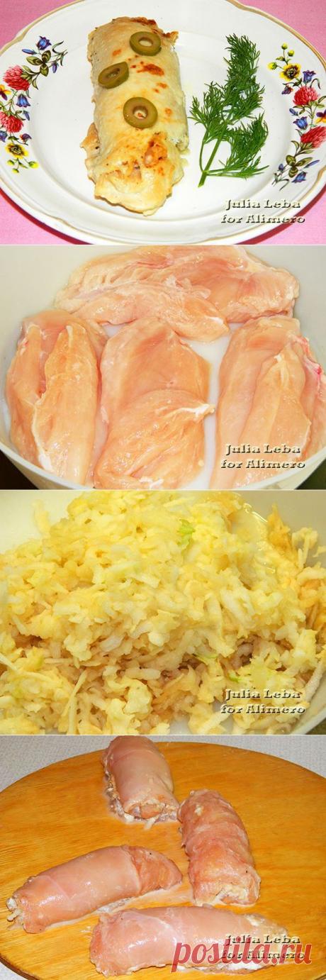 Куриные рулетики с яблоками | Ваши любимые рецепты
