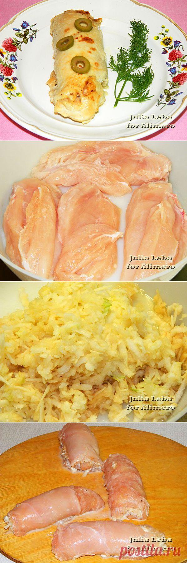 Куриные рулетики с яблоками | Ваши любимые рецепты