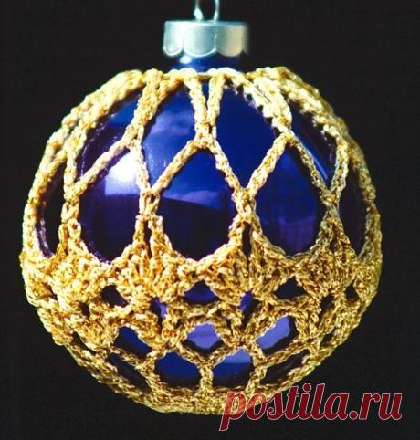 Вязание крючком Рождественские украшения Крышка В1-4 по sueallencrochet - Craftsy