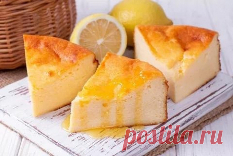 Лимонный творожник