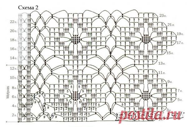 Вязаный пуловер с декоративной полочкой