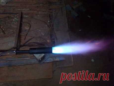 Газовая горелка из куска трубы своими руками