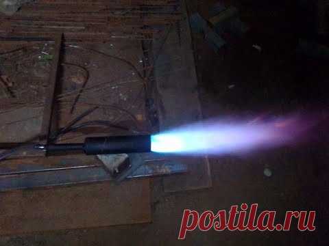 Газовая горелка из куска трубы своими руками