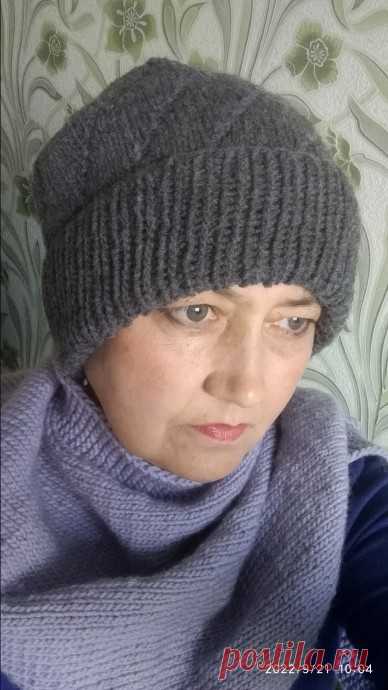 Шапка спицами