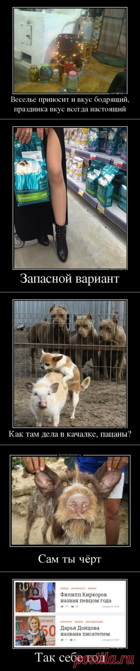 Свежие демотиваторы на Бугаге (13 шт)