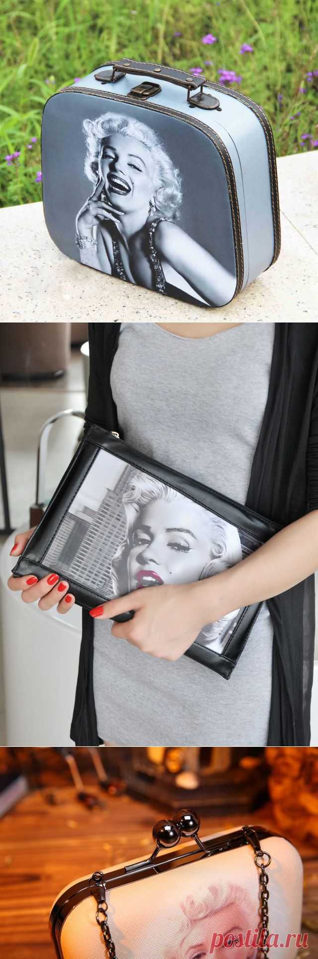Сумки, портмоне, визитницы и чемоданчики с изображением Мэрилин Монро | iTao the Best