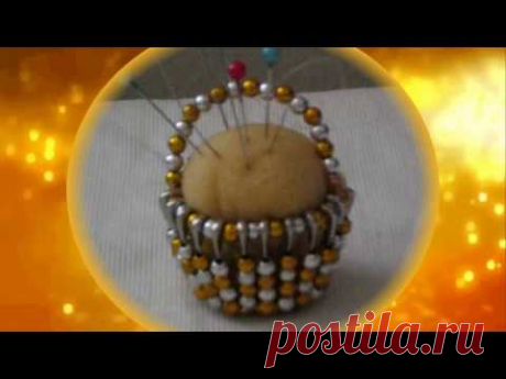 корзинка игольница