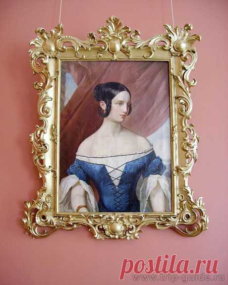 Портрет великой княгини Александры Николаевны в Екатерининском дворце