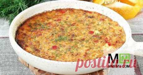Летний гювеч с перцем, яйцом и брынзой - кулинарный рецепт. Миллион Меню