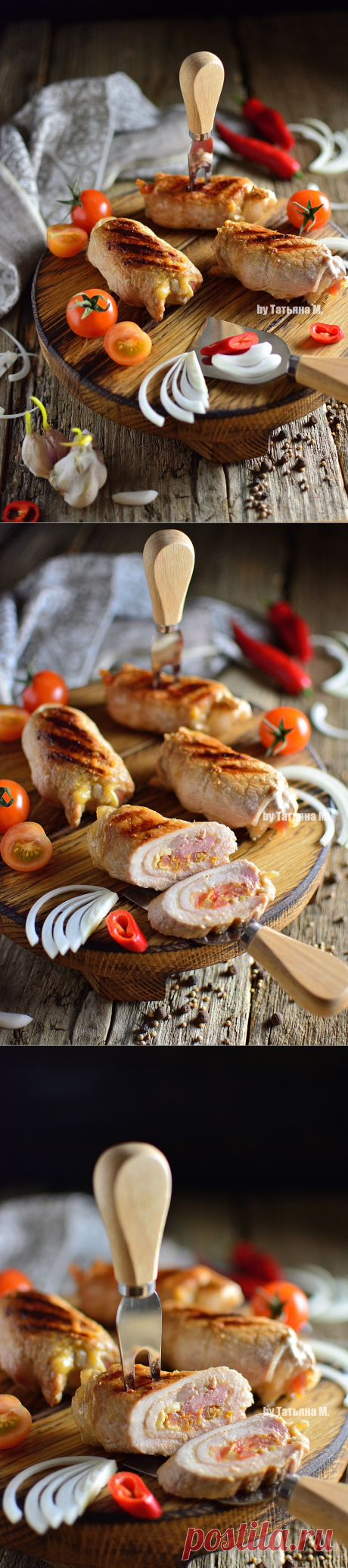 Свиные рулетики с сальсой | Кулинарный блог Татьяны М.