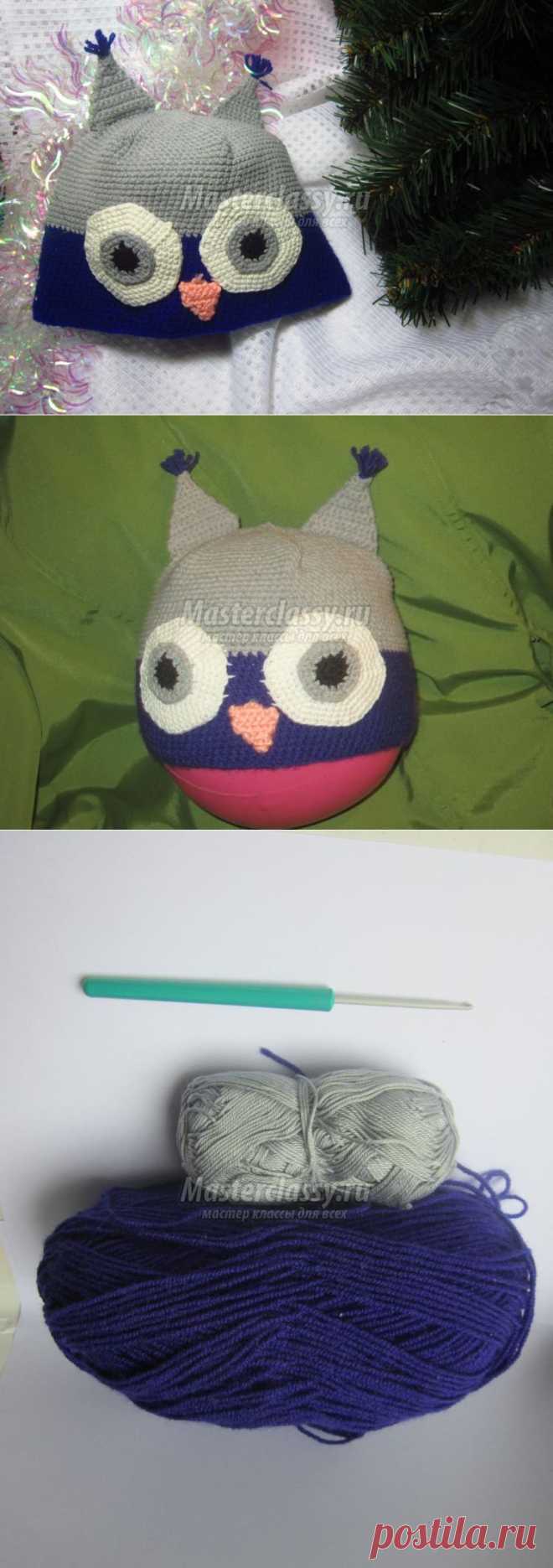 Шапка-сова своими руками. Мастер-класс с пошаговыми фото