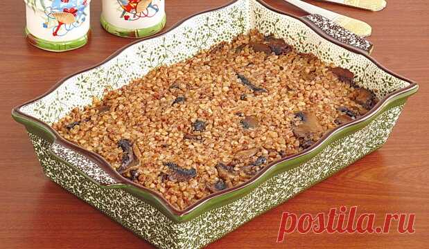Гречневая запеканка с грибами по-белорусски! Просто, сытно и очень вкусно!
